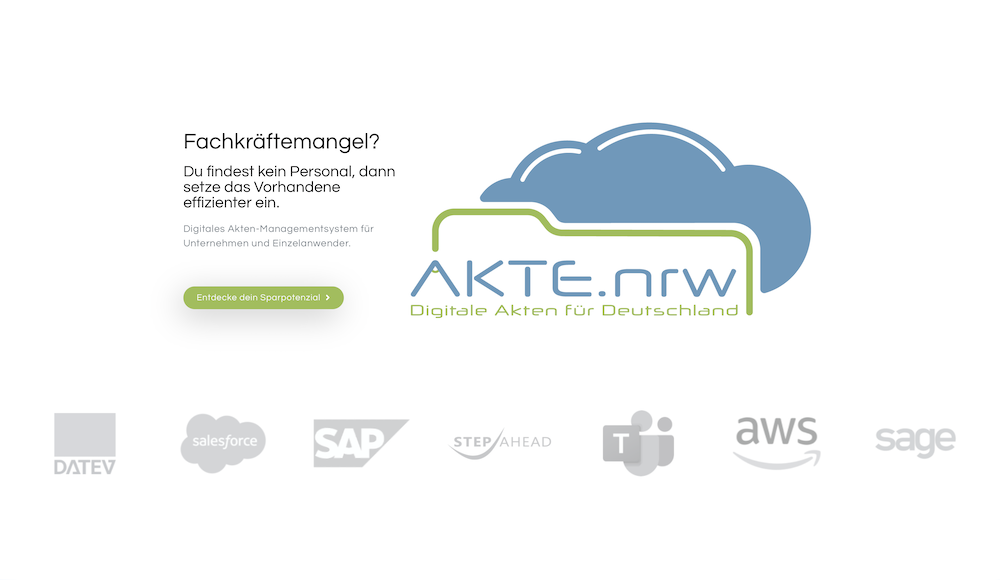 Preview Website Akte.nrw